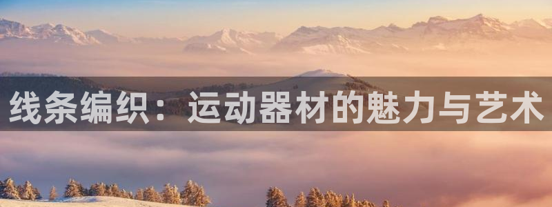 fb体育集团：线条编织：运动器材的魅力与艺术